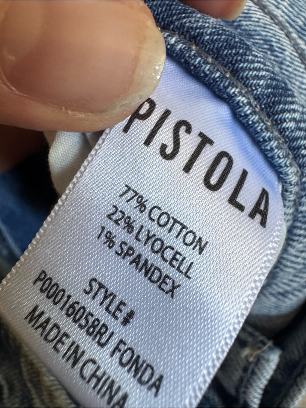 Pistola | High Rise Cassie Straight Jeans - Picture 7 of 7
